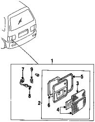 Mazda MPV Right Bulb | Mazda OEM Part Number 0000-11-0194