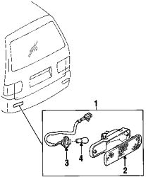 Mazda MPV Left Bulb | Mazda OEM Part Number 0000-11-1156