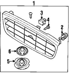 Mazda MPV  Ornament | Mazda OEM Part Number FD02-51-731