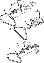 Mazda MPV  Idler pulley | Mazda OEM Part Number JE16-15-930A
