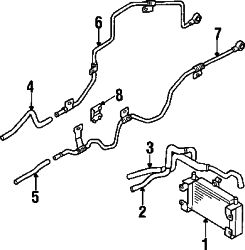 Mazda MPV  Hose | Mazda OEM Part Number BV55-19-933