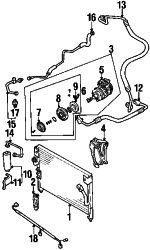 Mazda MPV  Pressure hose | Mazda OEM Part Number LB90-61-461