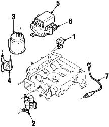 Mazda MPV  Idle valve | Mazda OEM Part Number JE96-20-660