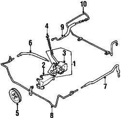 Mazda MPV  Pulley | Mazda OEM Part Number LA08-32-620A