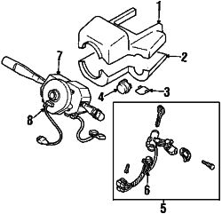Mazda MPV  Combo switch | Mazda OEM Part Number LB83-66-120F