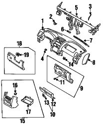 Mazda MPV  Lower panel | Mazda OEM Part Number LB82-64-270C-90