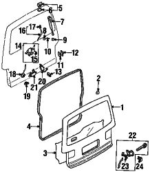 Mazda MPV Left Wedge shim | Mazda OEM Part Number LA01-62-682