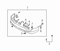 Mazda MPV Right Spoiler assy fastener | Mazda OEM Part Number 9025-83-208