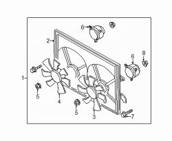 Mazda MPV  Fan | Mazda OEM Part Number GY07-15-140