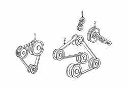 Mazda MPV  Idler pulley | Mazda OEM Part Number AJ03-15-950A