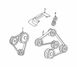 Mazda MPV  Tensioner | Mazda OEM Part Number AJ03-15-980B