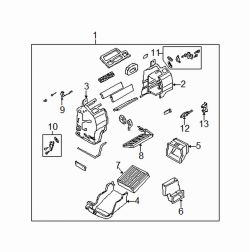 Mazda MPV  Heater core | Mazda OEM Part Number LC70-61-A10