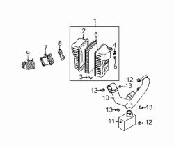 Mazda MPV  Cover clamp | Mazda OEM Part Number B593-13-Z27