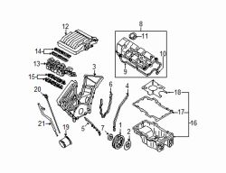 Mazda MPV Left Timing cover gasket | Mazda OEM Part Number AJ57-10-523
