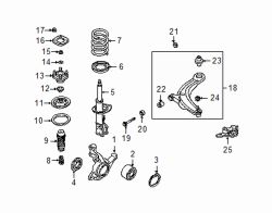 Mazda MPV Right Bumper | Mazda OEM Part Number LC62-34-111