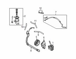 Mazda MPV  Reservoir assy | Mazda OEM Part Number LC62-32-690