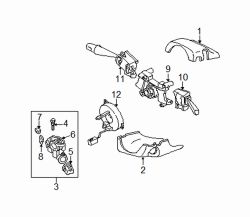 Mazda MPV  Upper clmn cover | Mazda OEM Part Number LC62-60-220C-80