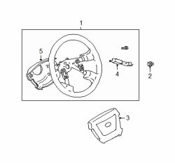 Mazda MPV  Steering wheel | Mazda OEM Part Number LE44-32-980B-72