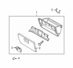Mazda MPV  Striker | Mazda OEM Part Number B25G-64-101