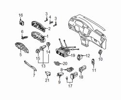Mazda MPV  Mirror switch | Mazda OEM Part Number GE4T-66-600
