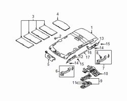 Mazda MPV Right Trim pad nut | Mazda OEM Part Number H260-64-345