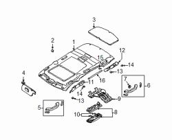 Mazda MPV Left Trim pad nut | Mazda OEM Part Number H260-64-345