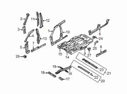 Mazda MPV Right Side rail | Mazda OEM Part Number LC62-53-660C