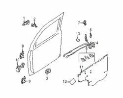 Mazda MPV Left Handle, inside | Mazda OEM Part Number LC63-59-330C-72