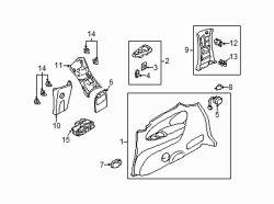 Mazda MPV  Switch panel spring | Mazda OEM Part Number GA2A-64-394