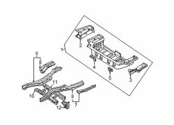 Mazda MPV  Crossmember brace | Mazda OEM Part Number LC62-54-9W0B