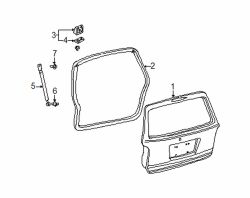 Mazda MPV Right Support cylinder ball stud | Mazda OEM Part Number S084-62-625C
