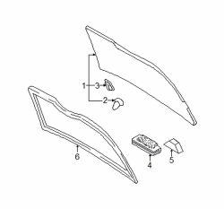 Mazda MPV  Molding | Mazda OEM Part Number LC62-50-611B