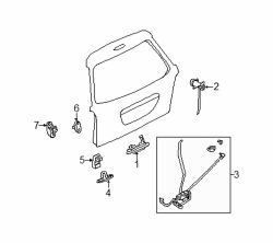 Mazda MPV  Striker | Mazda OEM Part Number LC62-62-361A