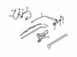Mazda MPV  Wiper arm | Mazda OEM Part Number LC63-67-421
