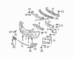 Mazda CX-9  License panel screw | Mazda OEM Part Number 9CD6-00-620