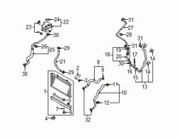 Mazda CX-9  Lower hose retainer clip | Mazda OEM Part Number CY02-15-581