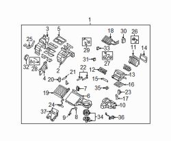 Mazda CX-9 Right Actuator | Mazda OEM Part Number L207-61-A60
