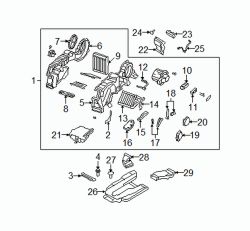 Mazda CX-9  Heater control | Mazda OEM Part Number TD11-61-325E
