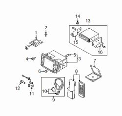 Mazda CX-9  DVD unit | Mazda OEM Part Number TD14-66-DF0H