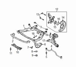 Mazda CX-9 Left Transverse rod bolt | Mazda OEM Part Number 9KHB-71-270