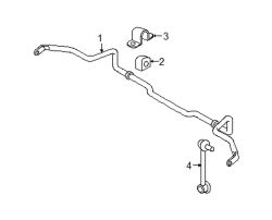 Mazda CX-9 Left Stabilizer bar bushing | Mazda OEM Part Number TD11-34-156C