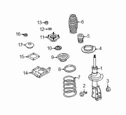Mazda CX-9 Right Stiffener | Mazda OEM Part Number TD11-34-050B