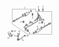 Mazda CX-9 Right Lock nut | Mazda OEM Part Number 9YB0-41-208