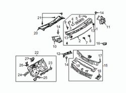 Mazda CX-9 Left Lower reinf | Mazda OEM Part Number EG21-54-42XC