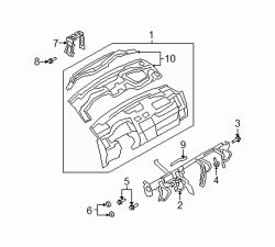 Mazda CX-9  Frame | Mazda OEM Part Number TD11-60-430