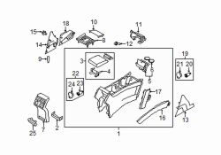 Mazda CX-9 Right Lid assy | Mazda OEM Part Number TD11-64-460D-34