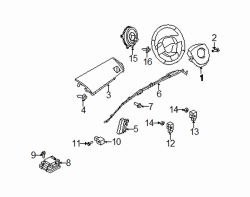 Mazda CX-9 Right Ft impact sensor bolt | Mazda OEM Part Number 9946-60-635