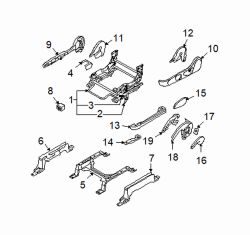 Mazda CX-9  Adjust handle | Mazda OEM Part Number BP4K-88-857-34