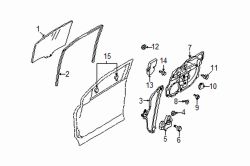 Mazda CX-9 Right Pad retainer | Mazda OEM Part Number FD01-68-AC3