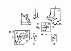 Mazda CX-9 Right Control module screw | Mazda OEM Part Number 9973-50-412